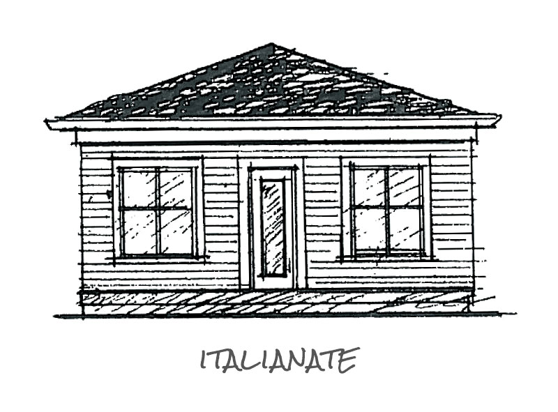 Timberland Homes Italianate Elevation