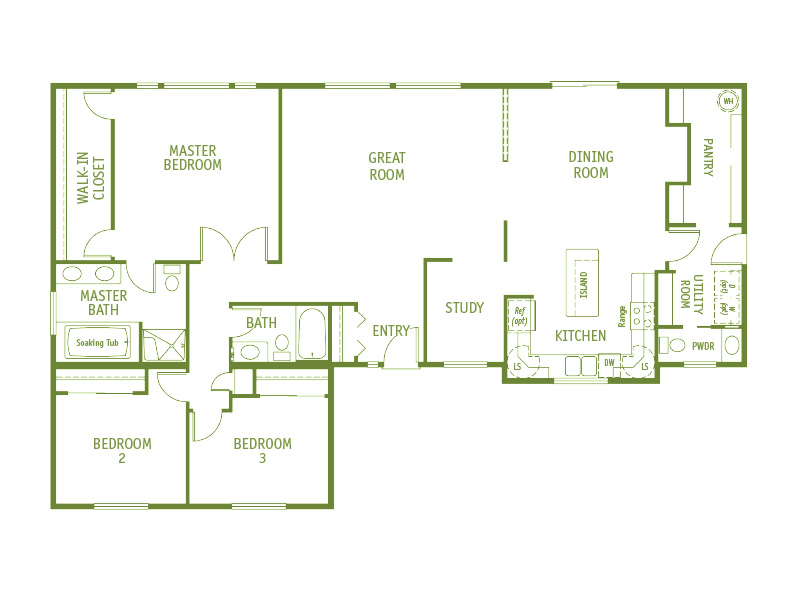 Timberland Homes Summerview Floorplan