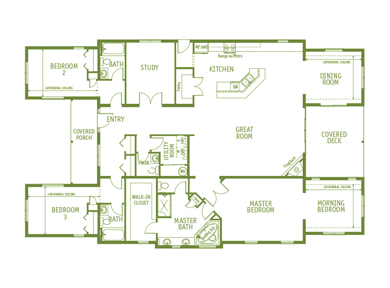 Timberland Homes Summit Floorplan