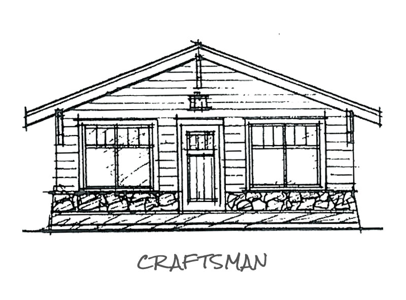 Timberland Homes Craftsman Elevation