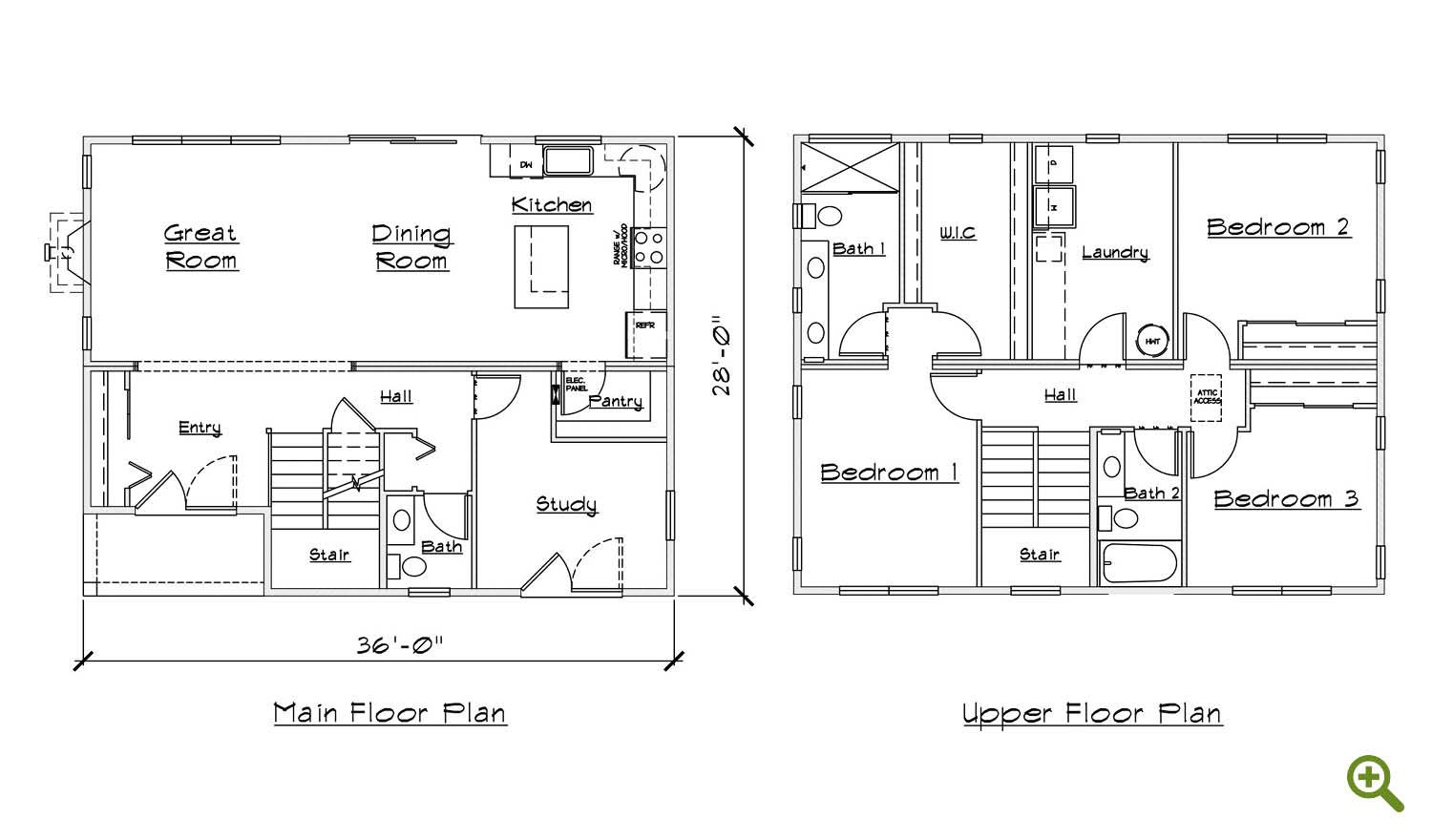 The Lake House Floorplan