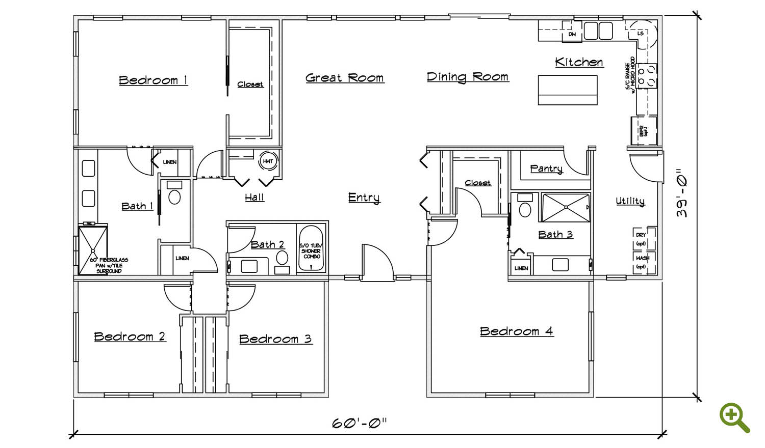 The Lakeside Lodge Floorplan