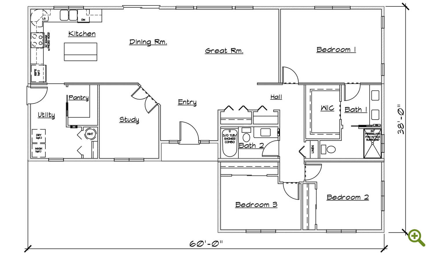 The Shore House Floorplan