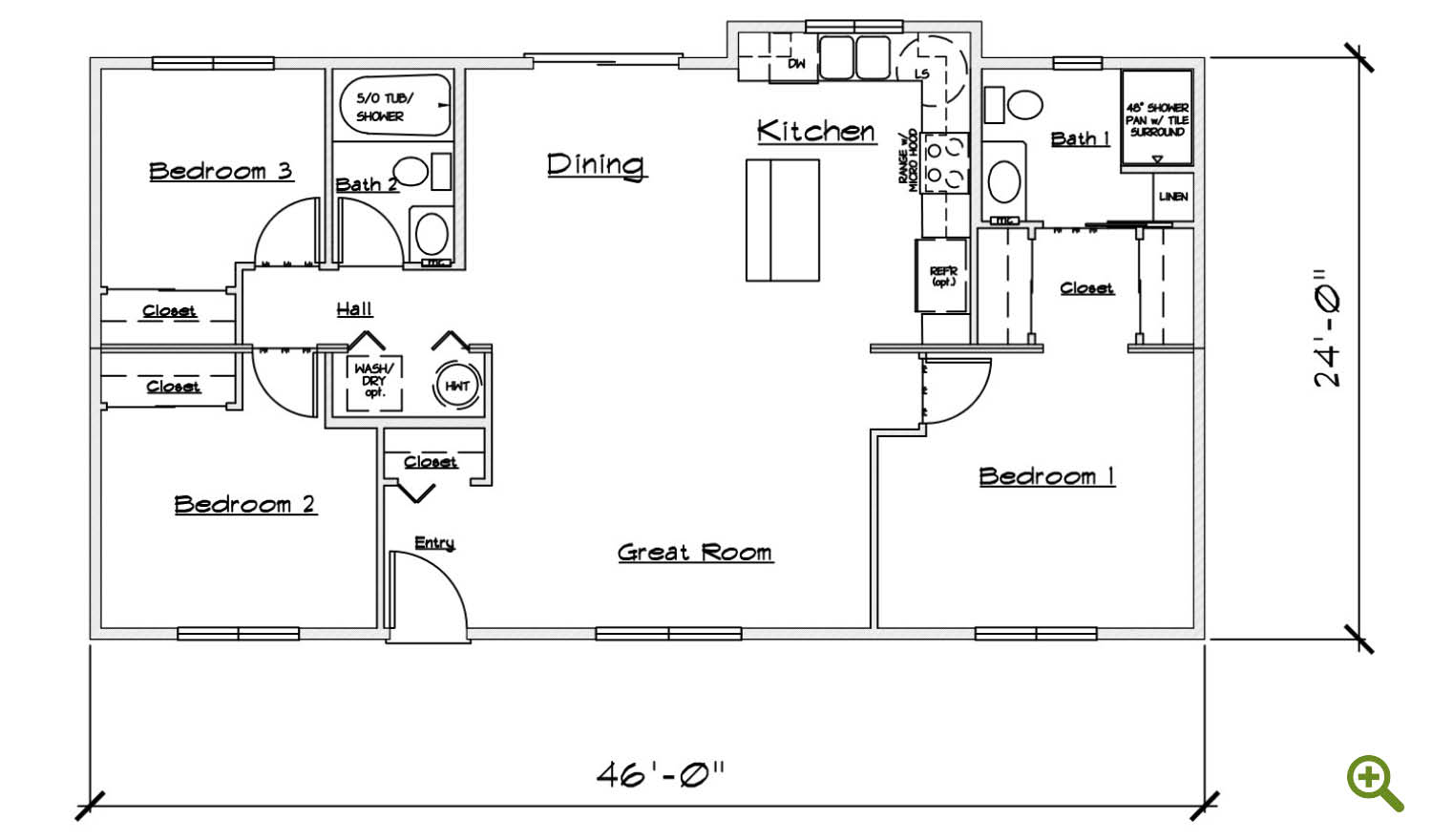 The Tide Pool Floorplan